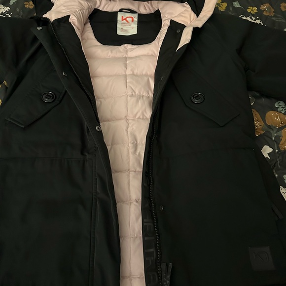 Kari Traa Black and Light Pink Jacket - Picture 1 of 7